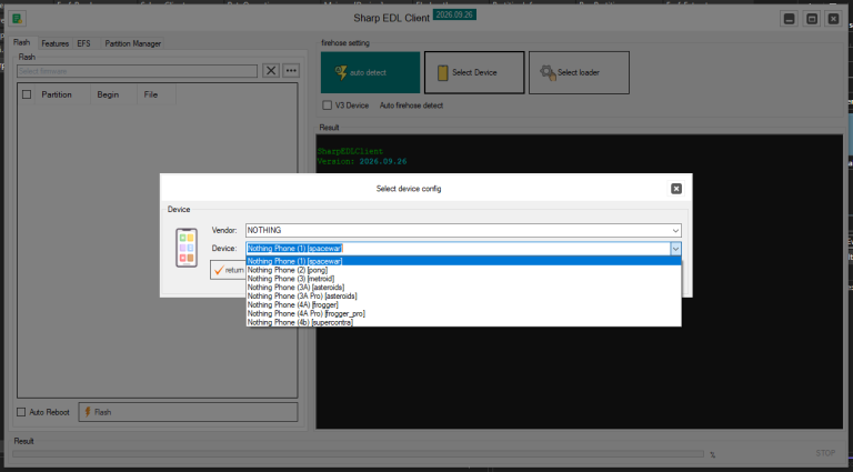 SharpEDLClient, Qualcomm EDL Mode Client [2026.09.26] update
