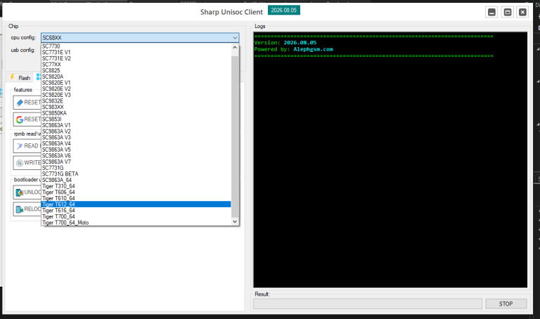Sharp Unisoc Client [2026.08.05] updated