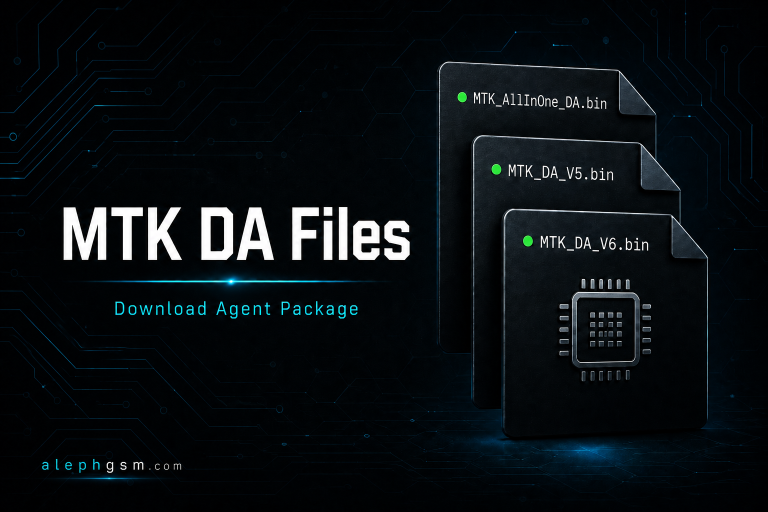 Mediatek DA(download agent) Pack updated 2026.08.23